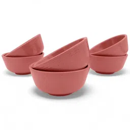 Superware Melamine Soup Bowl Set 4.5 Inch - Pink Sand (Set of 6)-picture-24