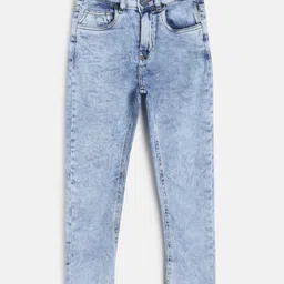 Tales & Stories Denim Woven Washed Jeans - Light Blue-picture-35