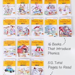 Intelliskills 16 Phonics Story Books to Read and Learn - English image 2