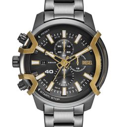 DIESEL Men Griffed Bracelet Style Analogue Chronograph Watch DZ4668-43
