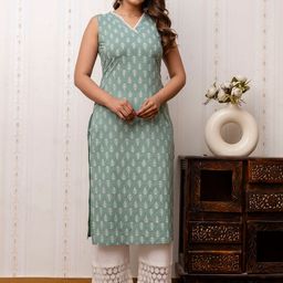 Nayo Women Ethnic Motifs Printed Kurta-image-26
