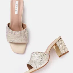 ELLE Women Embellished Party Block Heels-57