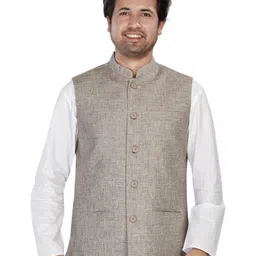 Authentics Mandarin Collar Nehru Jacket-51