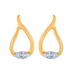 P.C. Chandra Jewellers 14 kt Gold & Diamond Earrings-image-72
