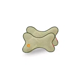 Elegant Silky 33x20x10cm Beige Neck Support Pillow (Pack of 2)-image-88