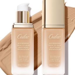 Oulac Nourishing Skin To Skin Matching Foundation - 30 ml - Golden Sand - N07-22