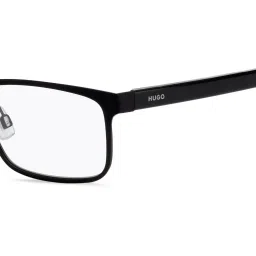 Hugo Black Rectangular Eye Frame for Men image 4