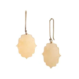 Goldnera Brass Contemporary Drop Earrings image 2