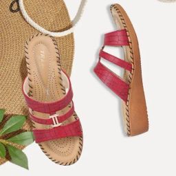 Trase Women's Cherry Casual Wedges-image-93