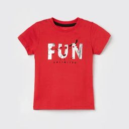 Juniors by Lifestyle Baby Boys Red Regular Fit T-Shirt-picture-29