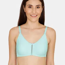 Zivame Aruba Blue Non Wired Non Padded Full Coverage Bra-image-20
