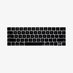 Gripp Keyboard Cover Silicone Skin Macbook Pro 13 (Black)-30