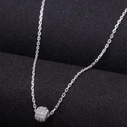 Clara Ball 92.5 Sterling Silver Pendant with Chain-image-84
