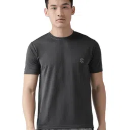 Chkokko Dark Grey Regular Fit Sports T-Shirt-picture-27