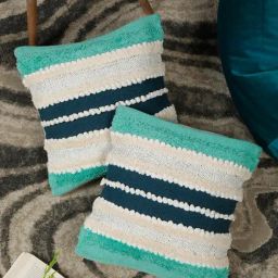 Hosta Homes Multi Cotton Abstract Cushion Covers-image-98