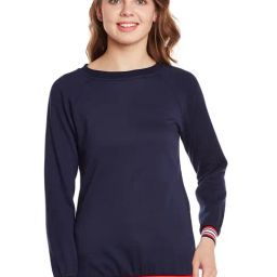 Belle Fille Navy Full Sleeves Sweatshirt-picture-38