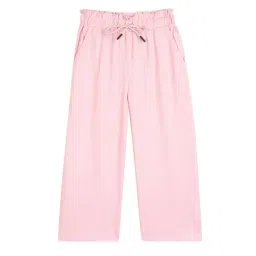 Cantabil Kids Light Pink Solid Plazzos-picture-12