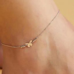 Zavya 92.5 Sterling Silver Anklet for Women in Rhodium-Plating-image-78