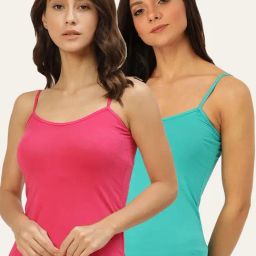 Lady Lyka Multicolor Camisole (Pack of 2)-image-88