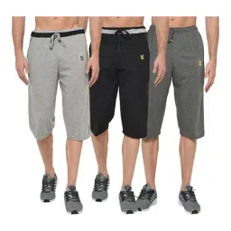 Vimal Jonney Multicolor Regular Fit Capris - Pack of 3-picture-17