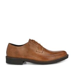 Carlo Romano Men's Tan Derby Shoes-image-73