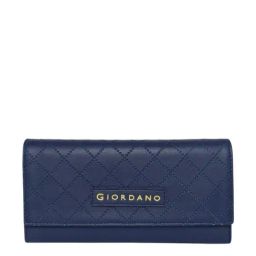 Giordano Blue Textured Wallet for Women-image-53