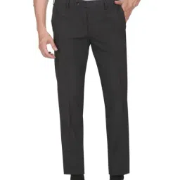 Arrow Grey Regular Fit Trousers-picture-14