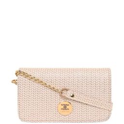 Esbeda Beige Textured Small Sling Handbag-picture-30