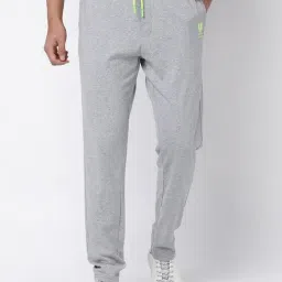 UnderJeans by Spykar Grey Cotton Regular Fit Trackpants-image-12
