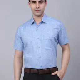 Jainish Blue Regular Fit Shirt-image-61