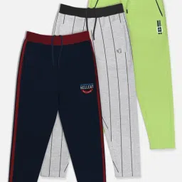 HELLCAT Multicolor Solid Trackpants (Pack Of 3)-image-32
