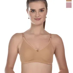 Viral Girl Pack Of 2 Women Full Coverage Seamless T-shirt Bra-picture-49