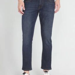U.S. Polo Assn. Henry Blue Tapered Fit Lightly Washed Jeans-image-0