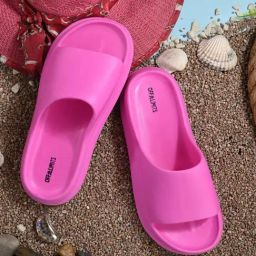 OFF LIMITS Women's PLAYA Hot Pink Slides-picture-3