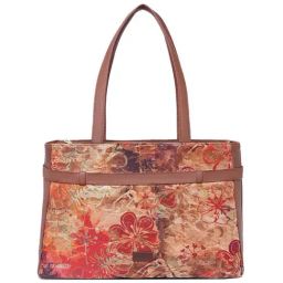 ZOUK Multicolor Printed Large Laptop Tote Handbag-image-61