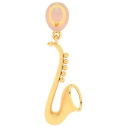P.C. Chandra Jewellers 14k Yellow Gold Trumpet Shaped Pendant-picture-10