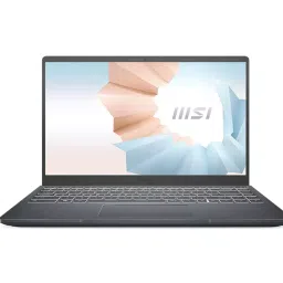 MSI Modern 14, AMD Ryzen 5-5500U, 35.56 cm (14 Inch) FHD IPS (8GB/256GB NVMe SSD/Win 10 Home/Radeon Graphics) B5M-045IN-16