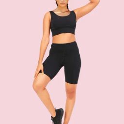 Enamor Black Sports Shorts-image-98