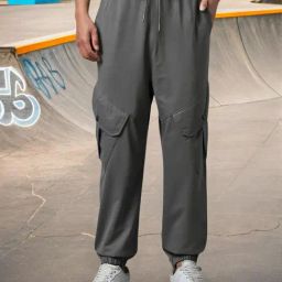 Bewakoof Grey Loose Fit Joggers-picture-34