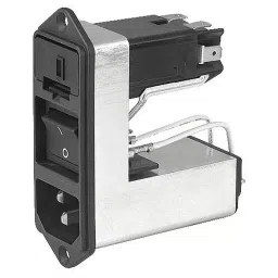 SCHURTER Inlet Filter, Iec, C14, Cd, 2A, CD24.4101.151-15