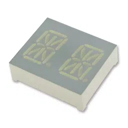 KINGBRIGHT Display, Alphanum., 0.54", Red Anode, PDA54-11EWA-73