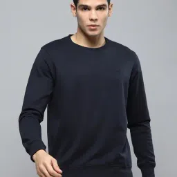 Cloak & Decker by Monte Carlo Navy Blue Regular Fit Sweatshirt-picture-8