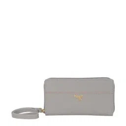 Baggit Iris Flower Solid Zip Around Wallet for Women-image-0