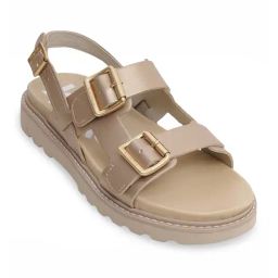Kickers Women's NEOSUMMER-IN Gold Back Strap Sandals-image-50