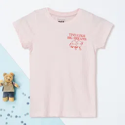 max Girls Typography Printed Cotton T-shirt-picture-9
