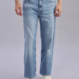 TOMMY HILFIGER Light Blue Light Wash Loose Fit Low Rise Jeans-picture-5