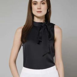 PURYS Black Regular Fit Top-picture-12