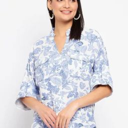 Duke Blue Printed Shirt-image-29