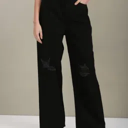 U.S. Polo Assn. Black Cotton Distressed Jeans-picture-37