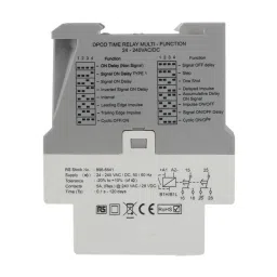 RS PRO Multi Function Timer Relay DIN Rail Mount 24 to 240 V AC/DC Model No. 8966841 image 5